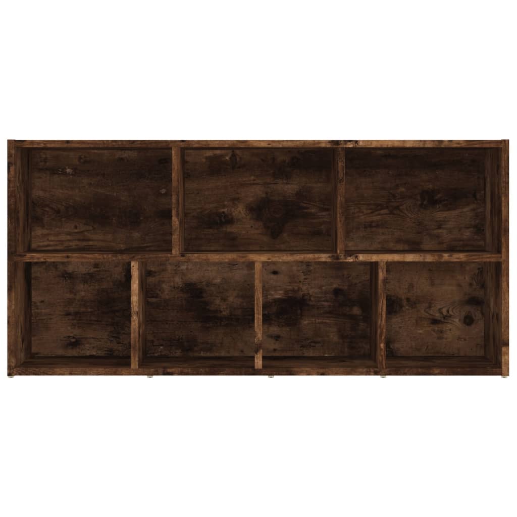 vidaXL Regał na książki, przydymiony dąb, 50x25x106 cm