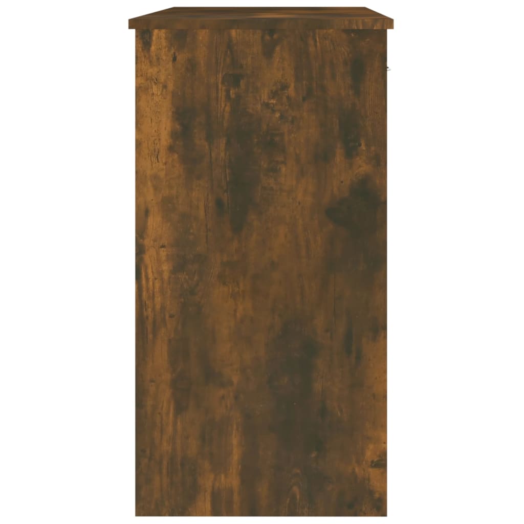 vidaXL Biurko, przydymiony dąb, 80x40x75 cm, materiał drewnopochodny