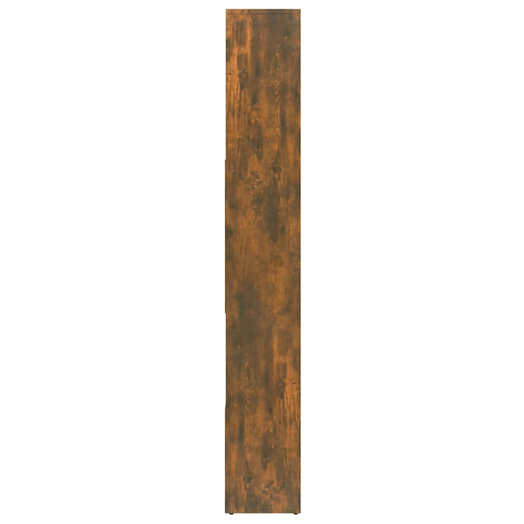 vidaXL Regał na książki, przydymiony dąb, 67x24x161 cm