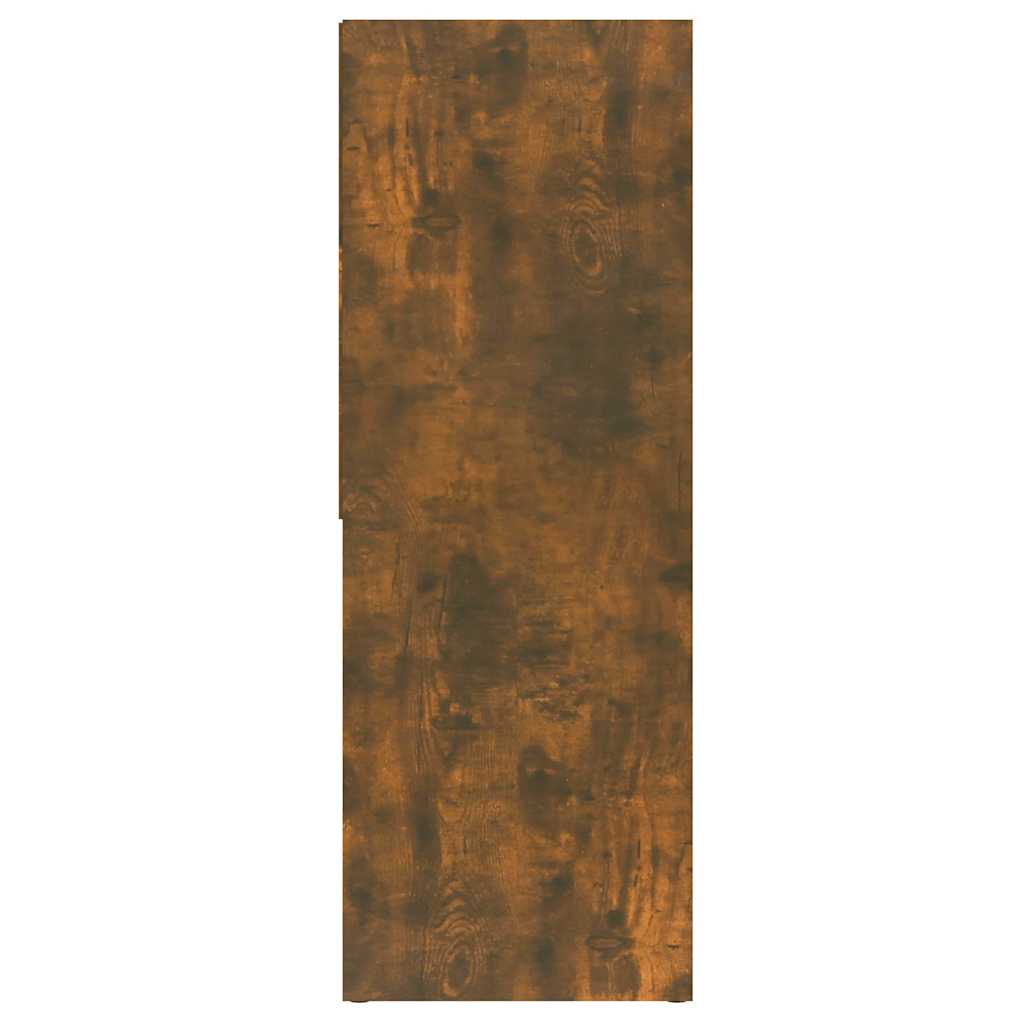 vidaXL Regał na książki, przydymiony dąb, 67x24x161 cm