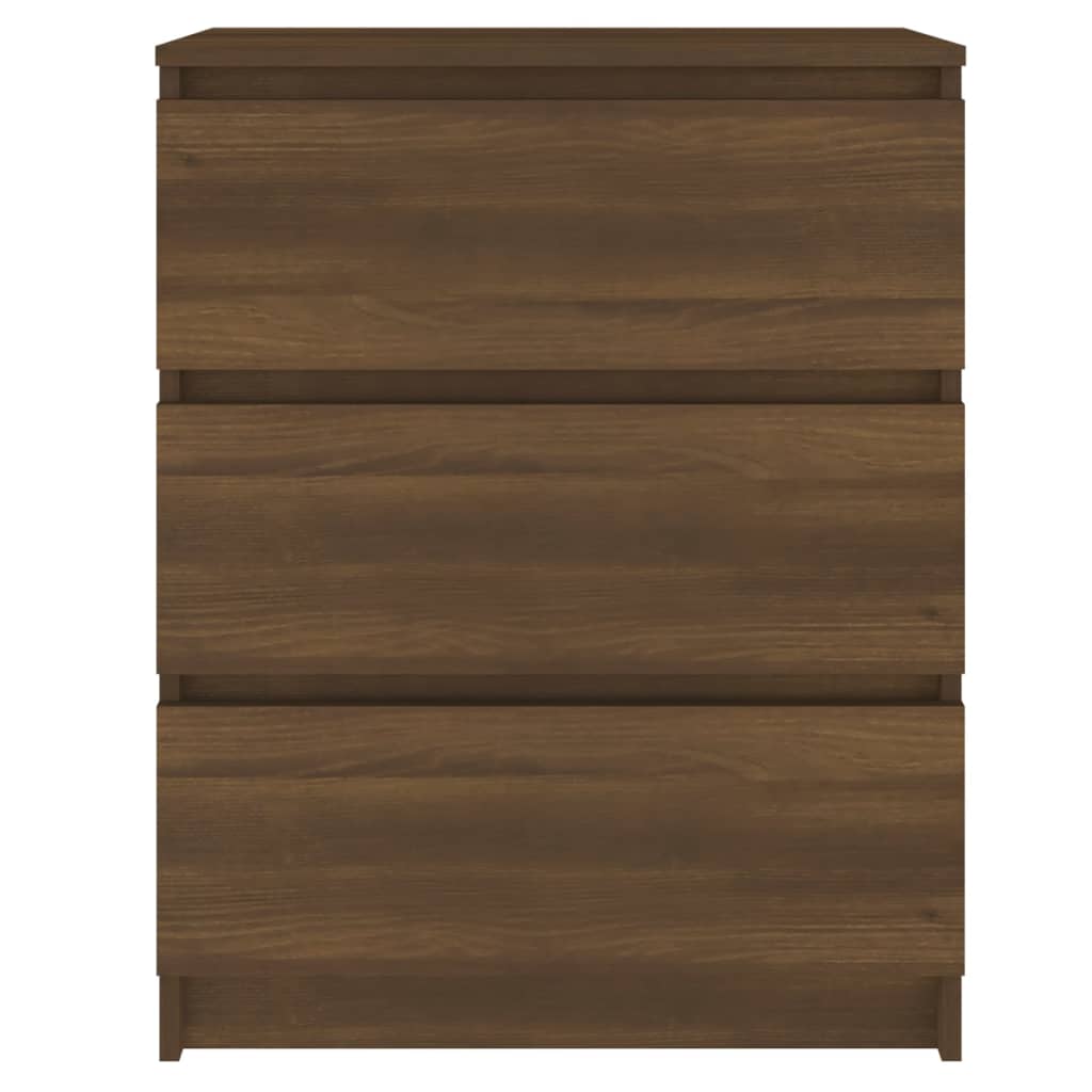 vidaXL Szafka, brązowy dąb, 60x35x76 cm, materiał drewnopochodny