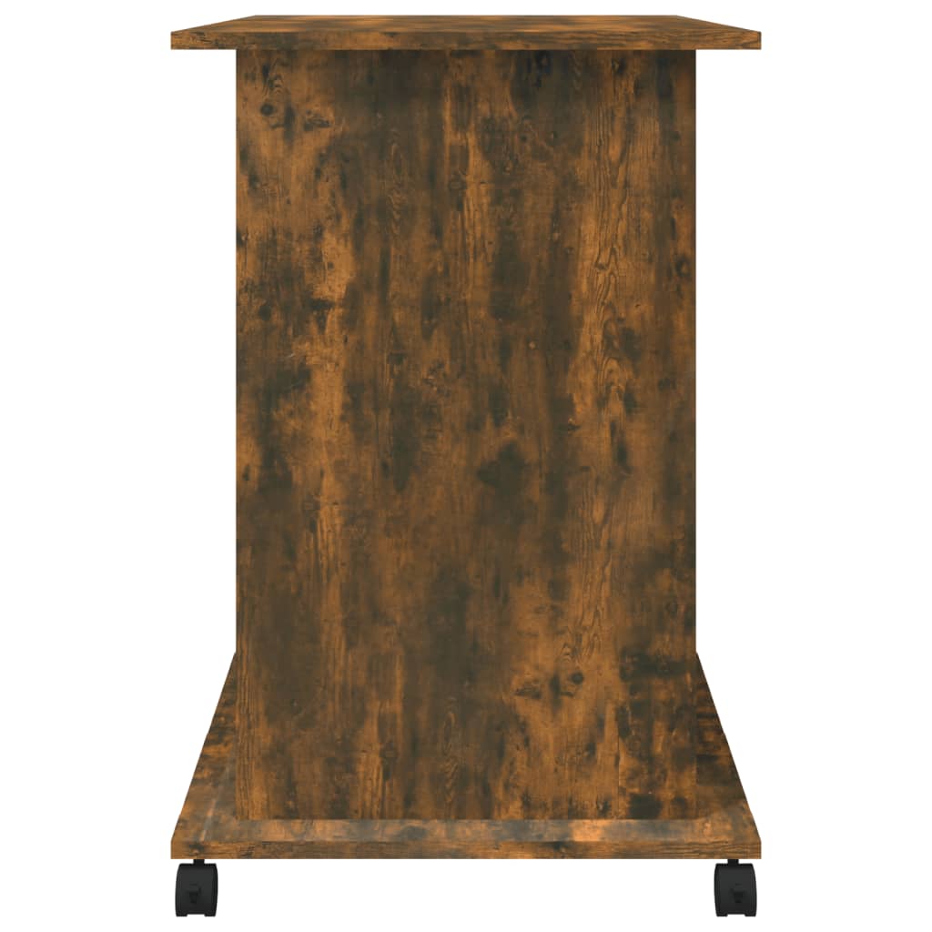 vidaXL Biurko, przydymiony dąb, 80x50x75 cm, materiał drewnopochodny