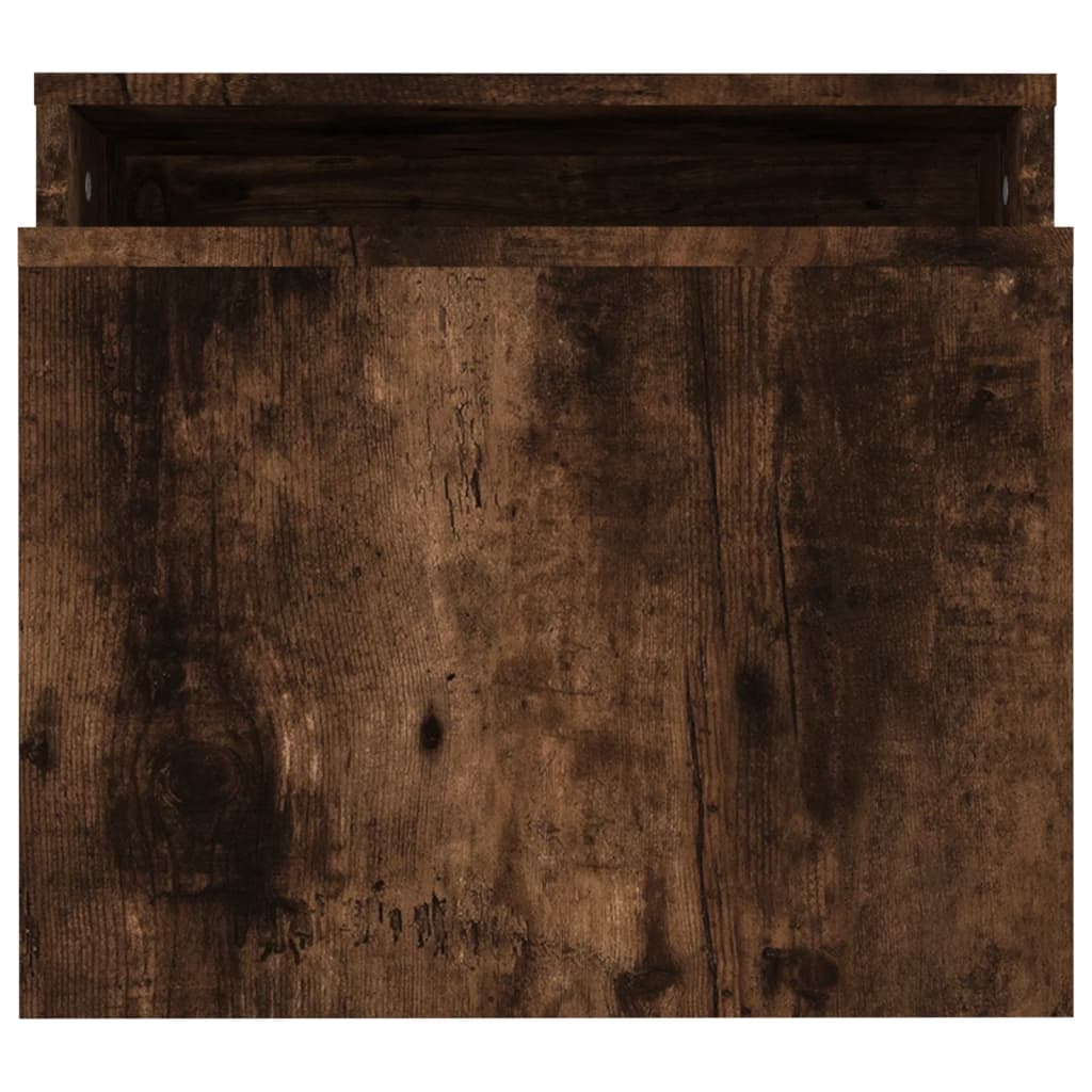 vidaXL Stolik kawowy, przydymiony dąb, 100x48x40 cm