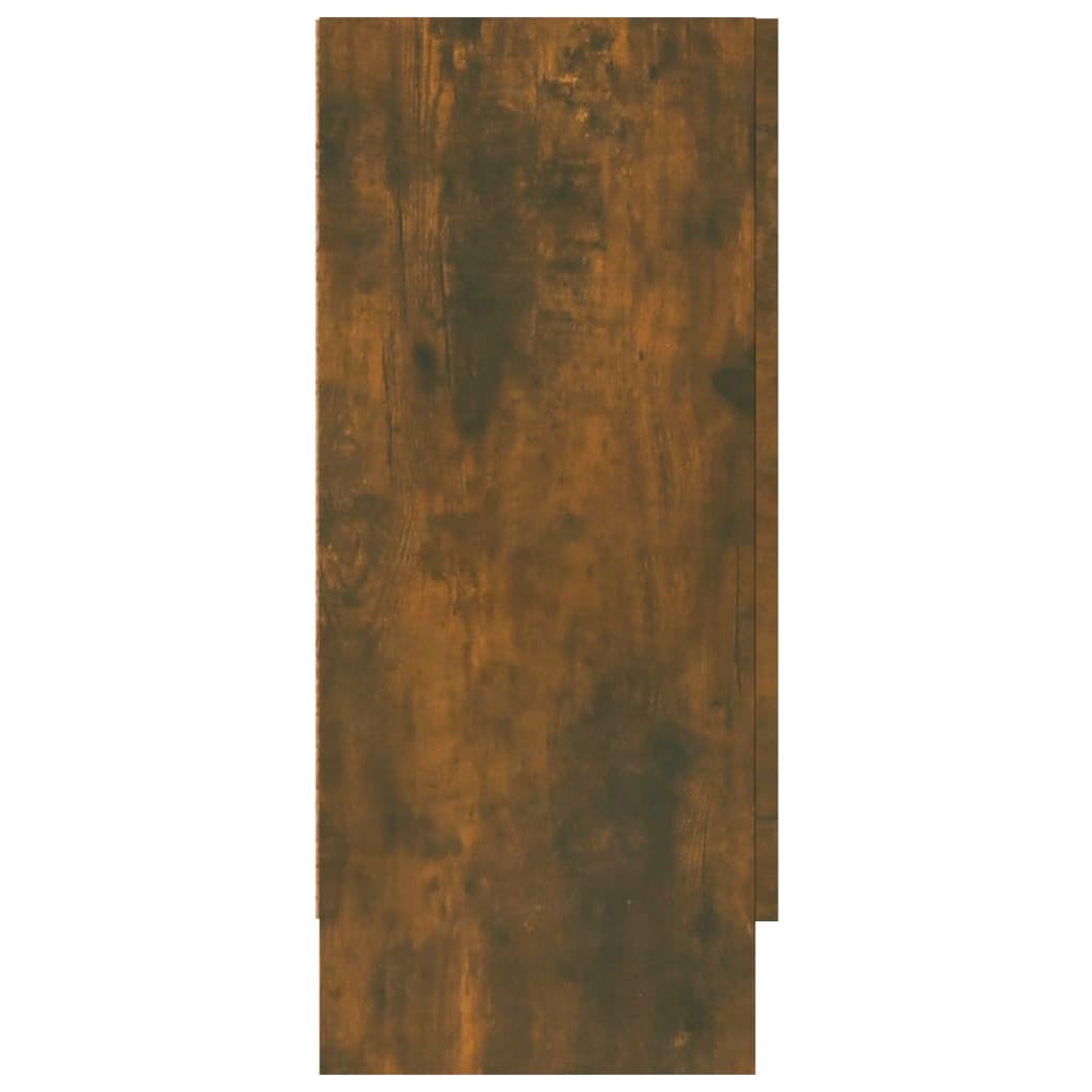 vidaXL Witryna, przydymiony dąb, 120x30,5x70 cm