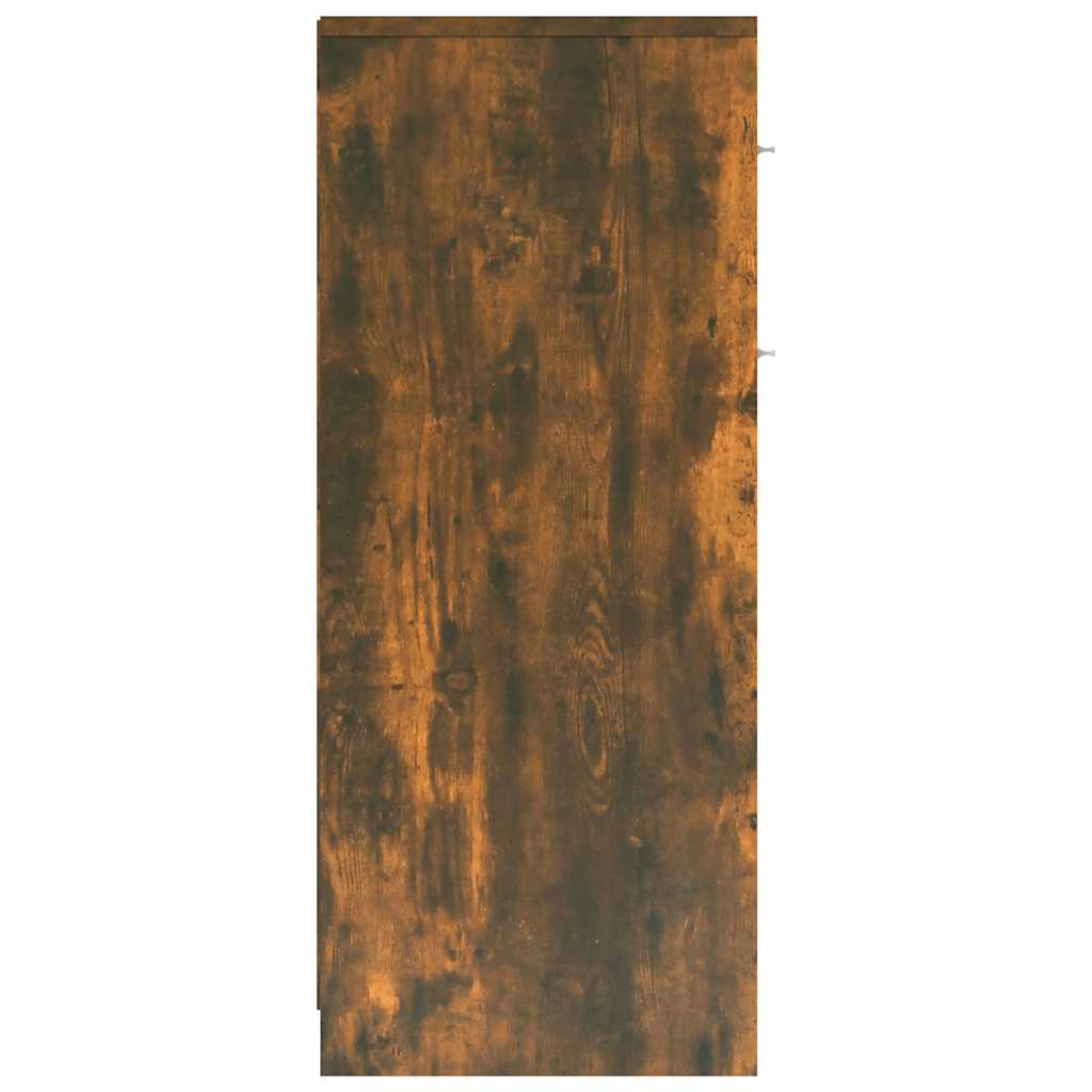 vidaXL Szafka łazienkowa, przydymiony dąb, 60x33x80 cm