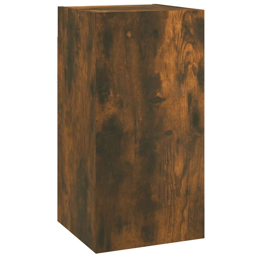 vidaXL Szafka pod telewizor, przydymiony dąb, 30,5x30x60 cm