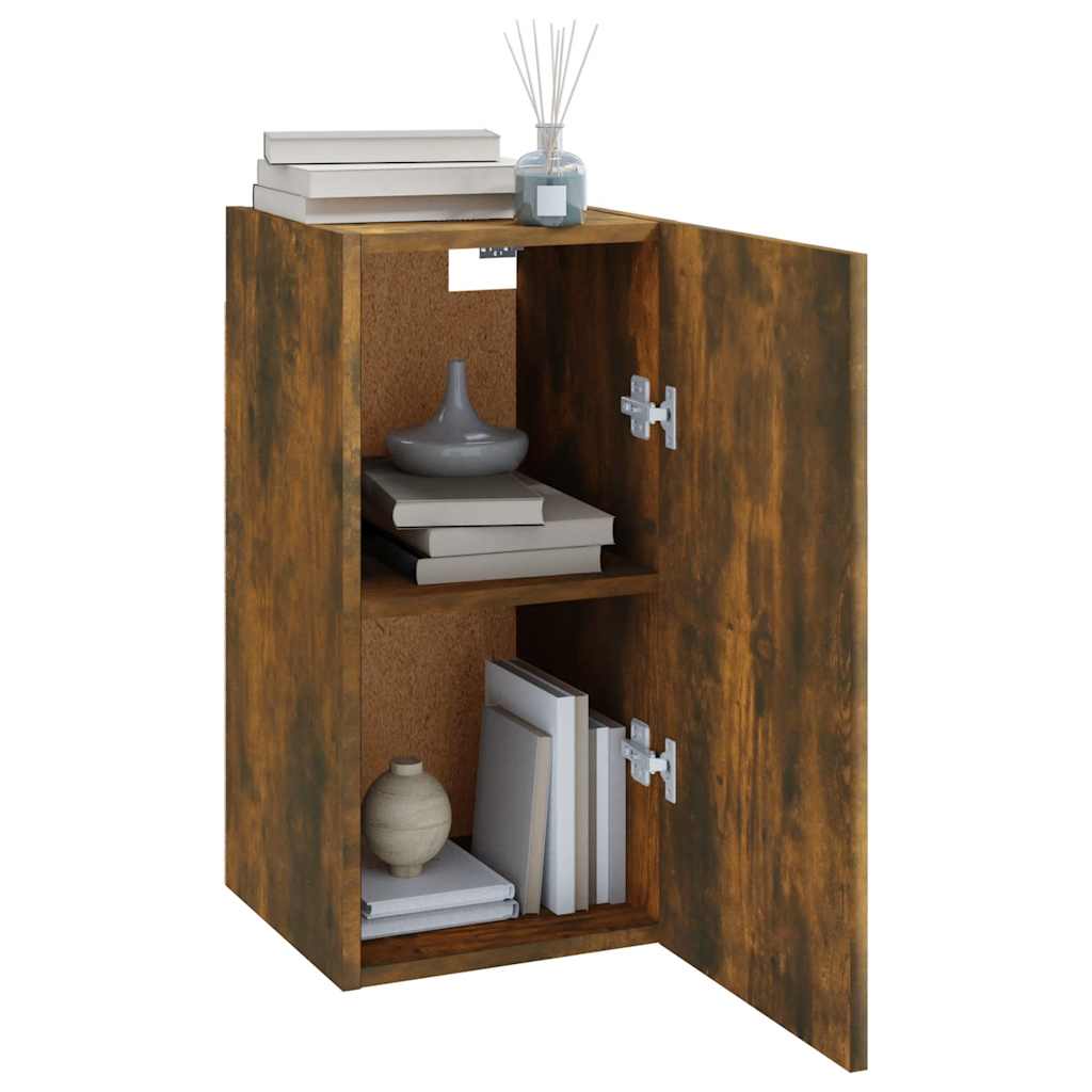 vidaXL Szafka pod telewizor, przydymiony dąb, 30,5x30x60 cm