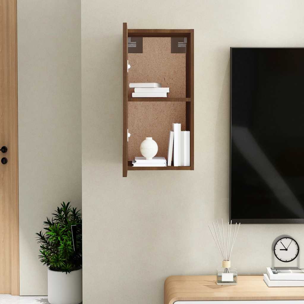vidaXL Szafka pod telewizor, brązowy dąb, 30,5x30x60 cm