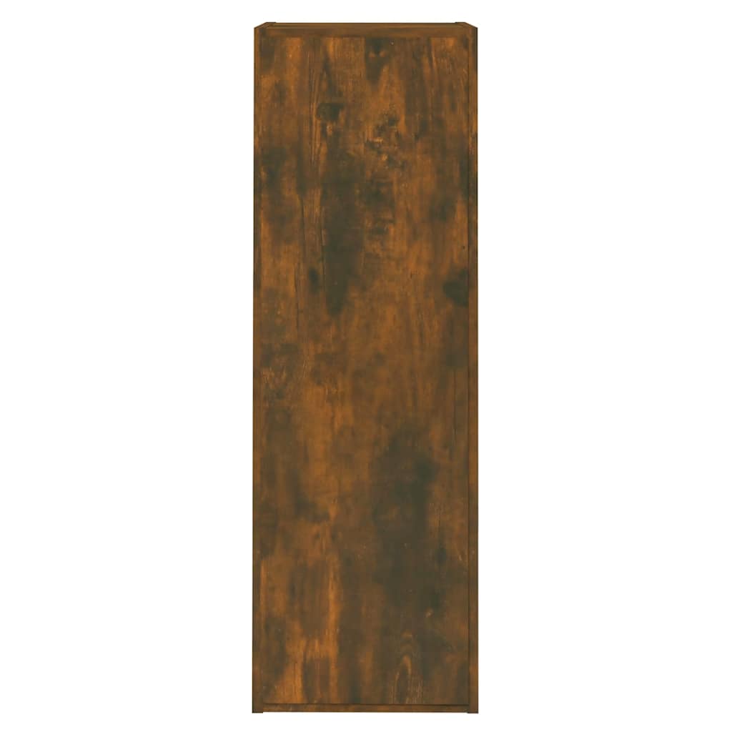 vidaXL Szafka pod telewizor, przydymiony dąb, 30,5x30x90 cm