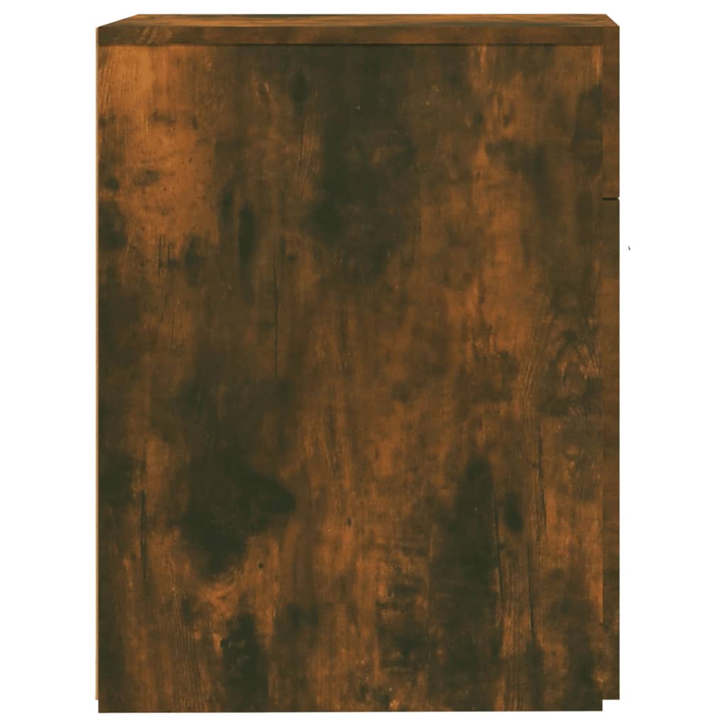 vidaXL Szafka apteczna, przydymiony dąb, 20x45,5x60 cm
