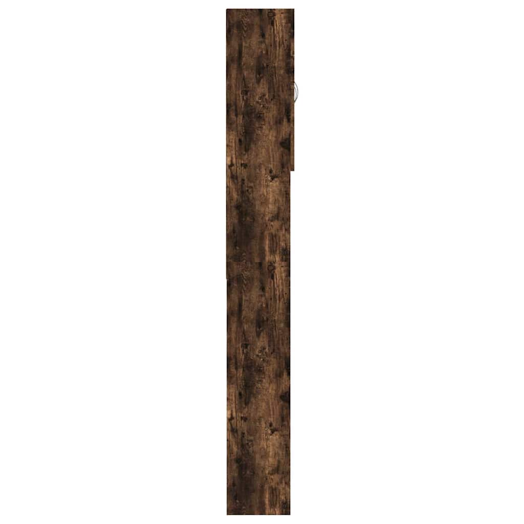 vidaXL Szafka na pralkę, przydymiony dąb, 64 x 25,5 x 190 cm