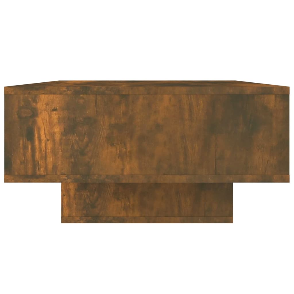 vidaXL Stolik kawowy, przydymiony dąb, 105x55x32 cm