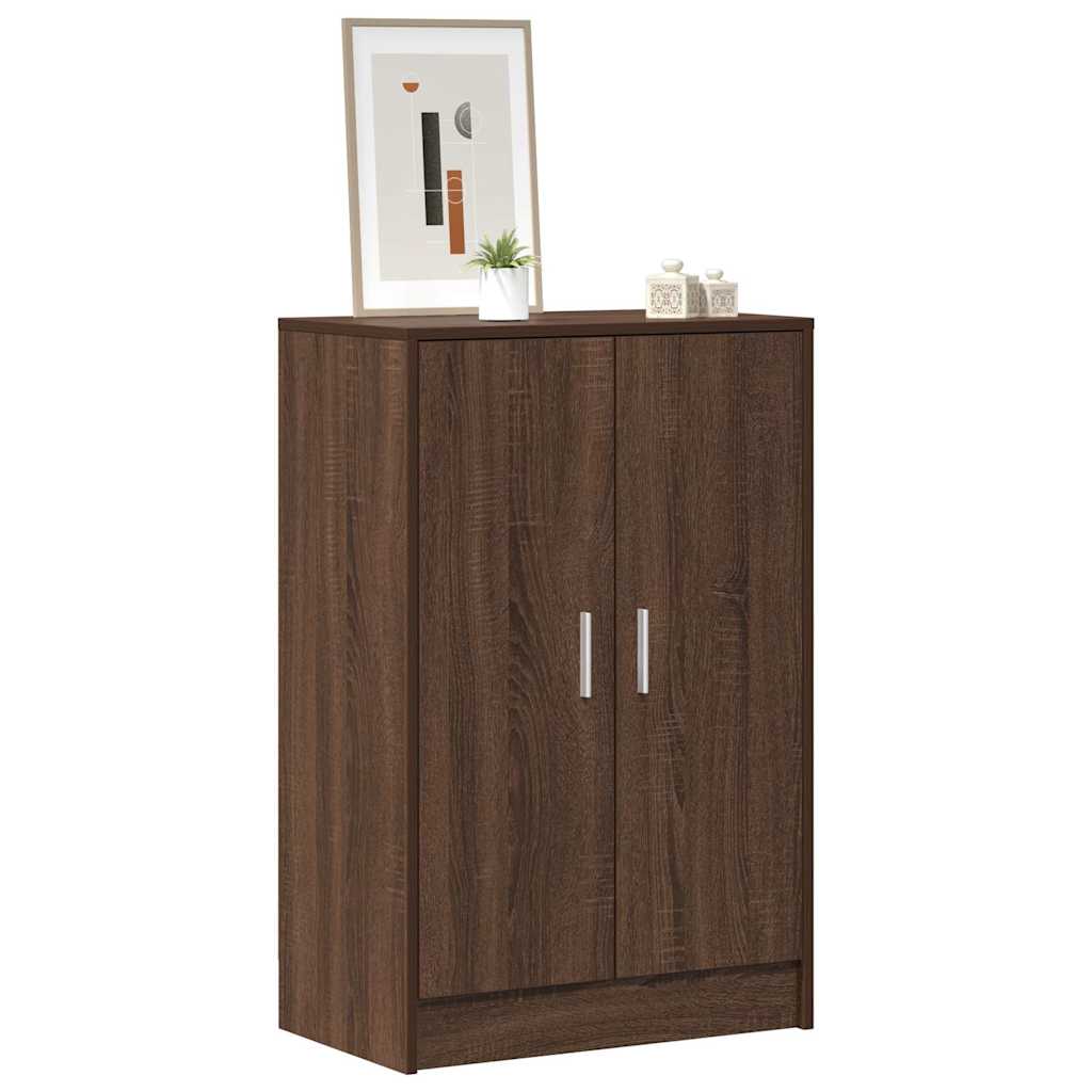 vidaXL Szafki na buty 60 x 35 x 92 cm Drewno inżynieryjne Brązowy dąb