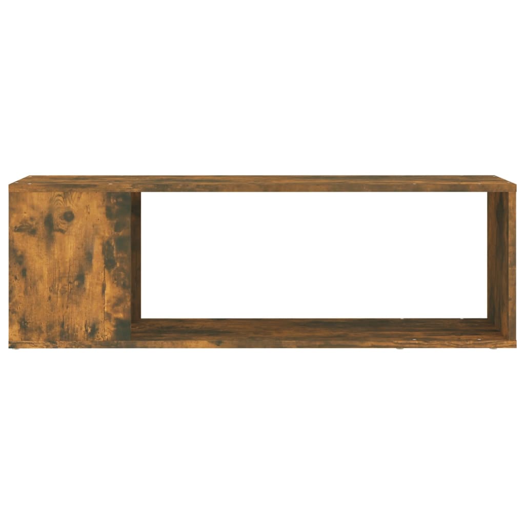 vidaXL Szafka pod telewizor, przydymiony dąb, 100x24x32 cm
