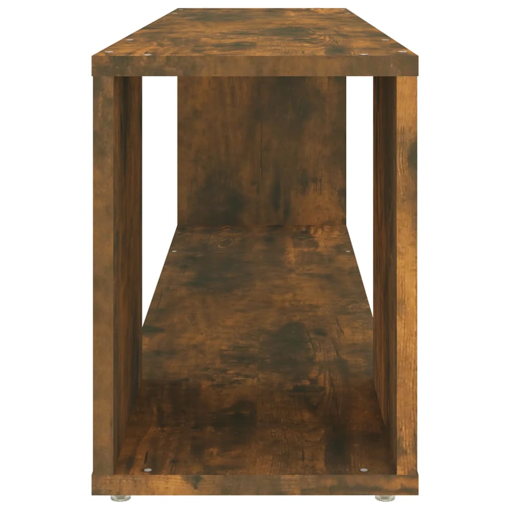 vidaXL Szafka pod telewizor, przydymiony dąb, 100x24x32 cm