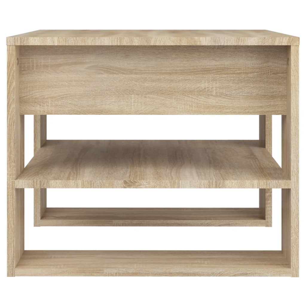 vidaXL Stolik kawowy, dąb sonoma, 55,5x55x45, materiał drewnopochodny