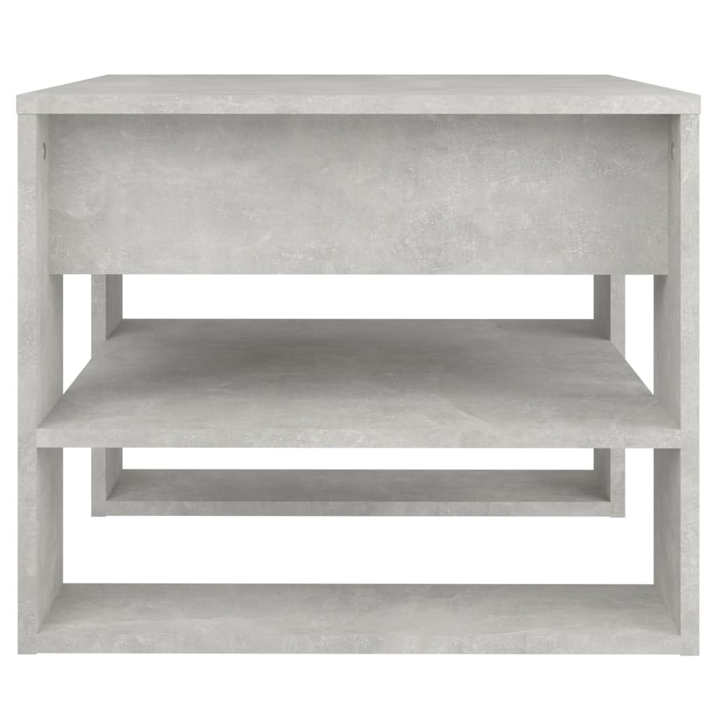 vidaXL Stolik kawowy, betonowy, 55,5x55x45 cm, materiał drewnopochodny