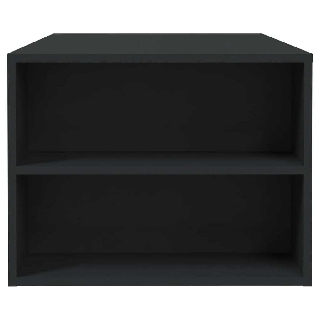 vidaXL Stolik kawowy, czarny, 102x55x42 cm, materiał drewnopochodny