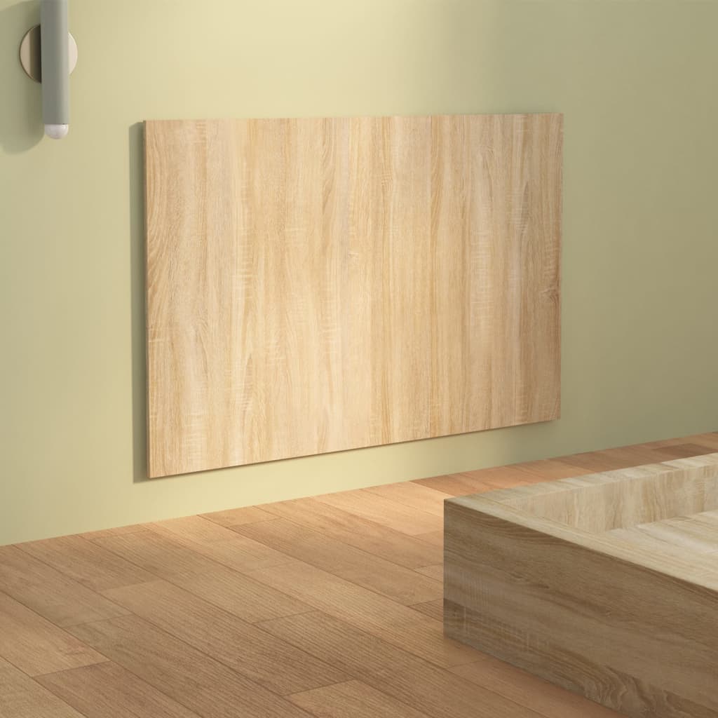 vidaXL Wezgłowie łóżka, dąb sonoma, 120x1,5x80 cm