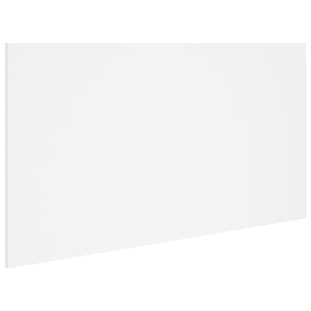 vidaXL Wezgłowie łóżka, białe, 160x1,5x80 cm, materiał drewnopochodny