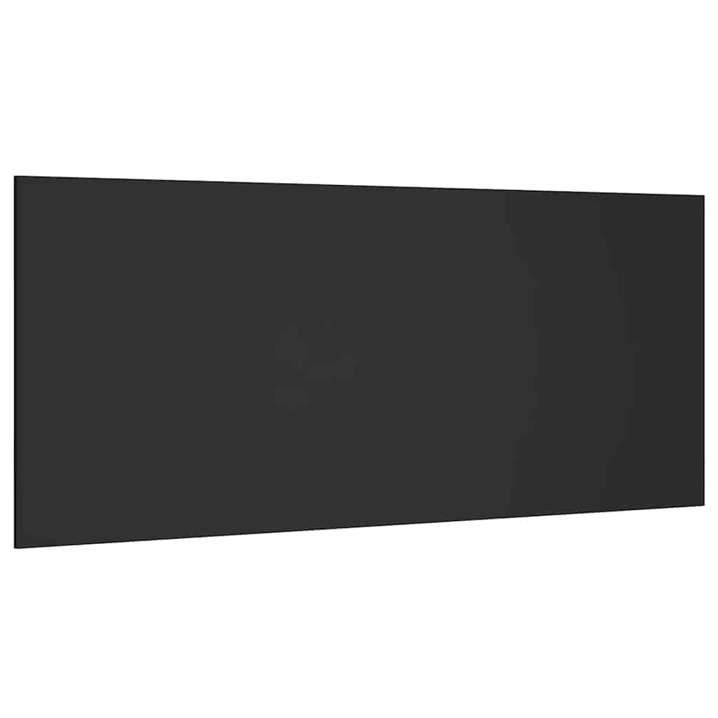 vidaXL Wezgłowie łóżka, czarne, 200x1,5x80 cm, materiał drewnopochodny