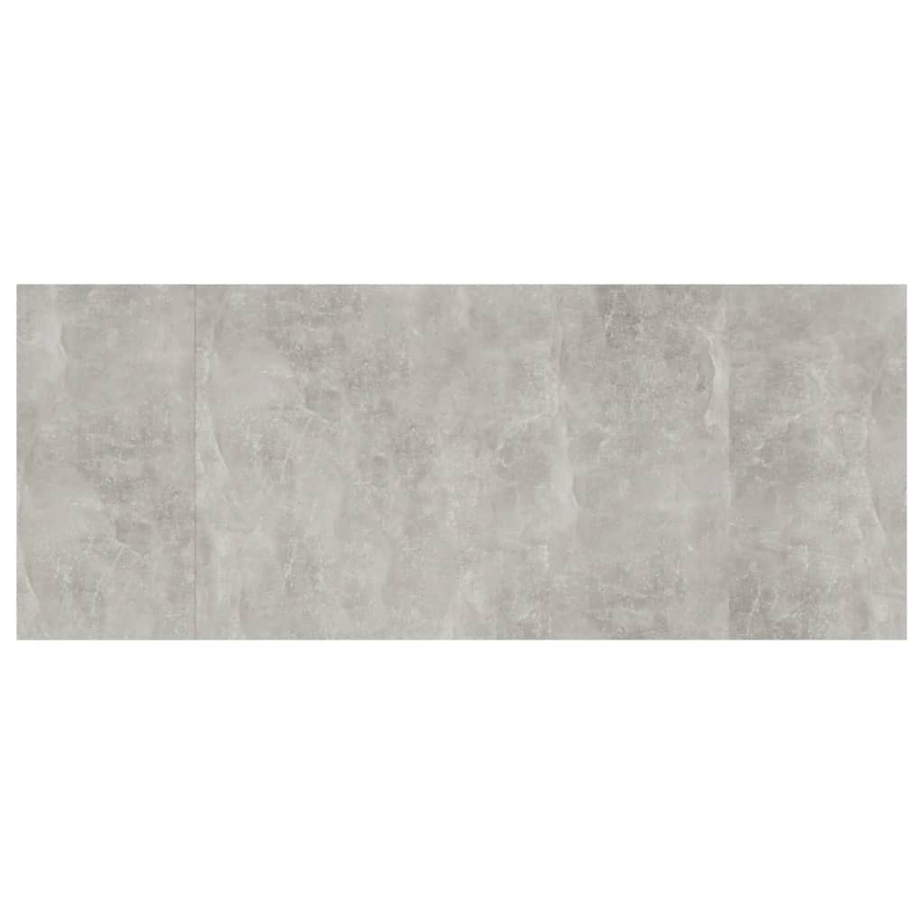 vidaXL Wezgłowie łóżka, szarość betonu, 200x1,5x80 cm
