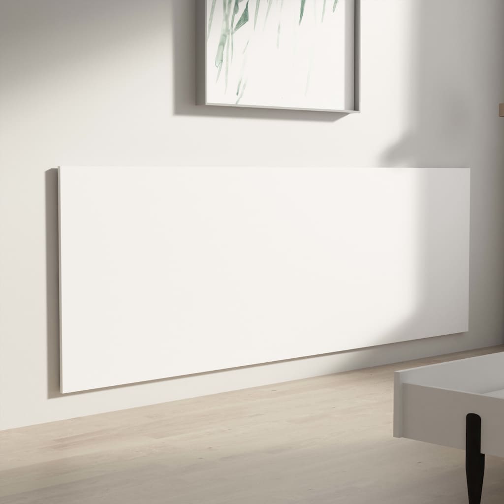 vidaXL Zagłówek łóżka, ścienny, biały, 240x1,5x80 cm