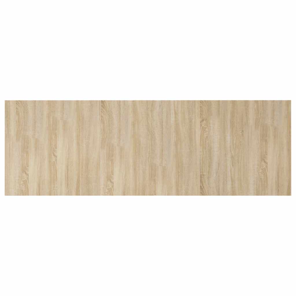 vidaXL Zagłówek łóżka, ścienny, dąb sonoma, 240x1,5x80 cm