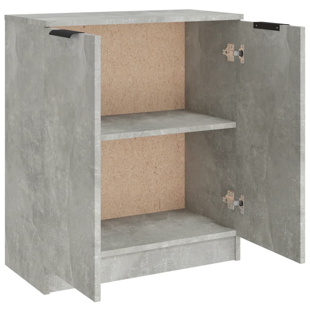vidaXL Szafka, szarość betonu, 60x30x70 cm, materiał drewnopochodny
