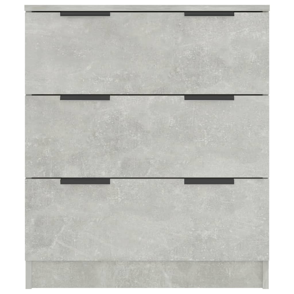 vidaXL Szafka, szarość betonu, 60x30x70 cm, materiał drewnopochodny