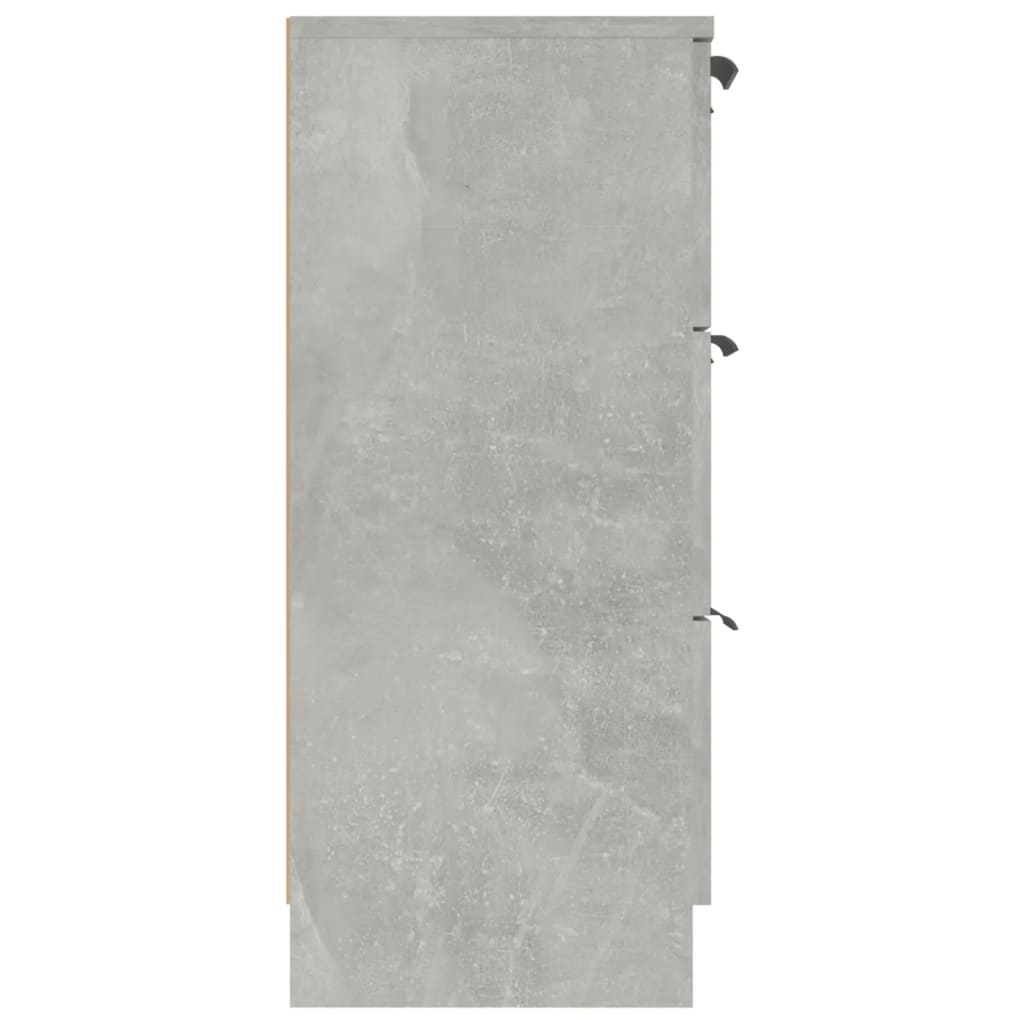 vidaXL Szafka, szarość betonu, 60x30x70 cm, materiał drewnopochodny