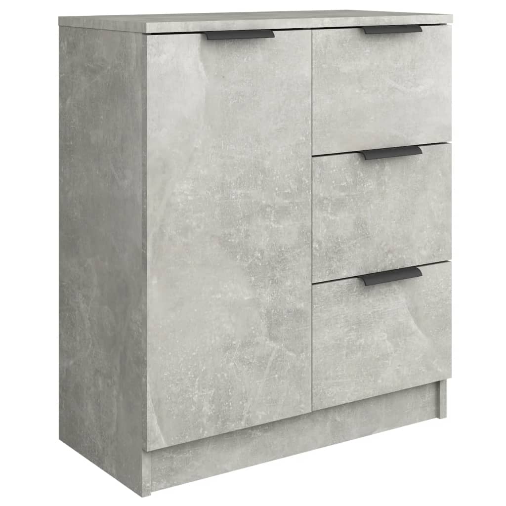 vidaXL Szafka, szarość betonu, 60x30x70 cm, materiał drewnopochodny