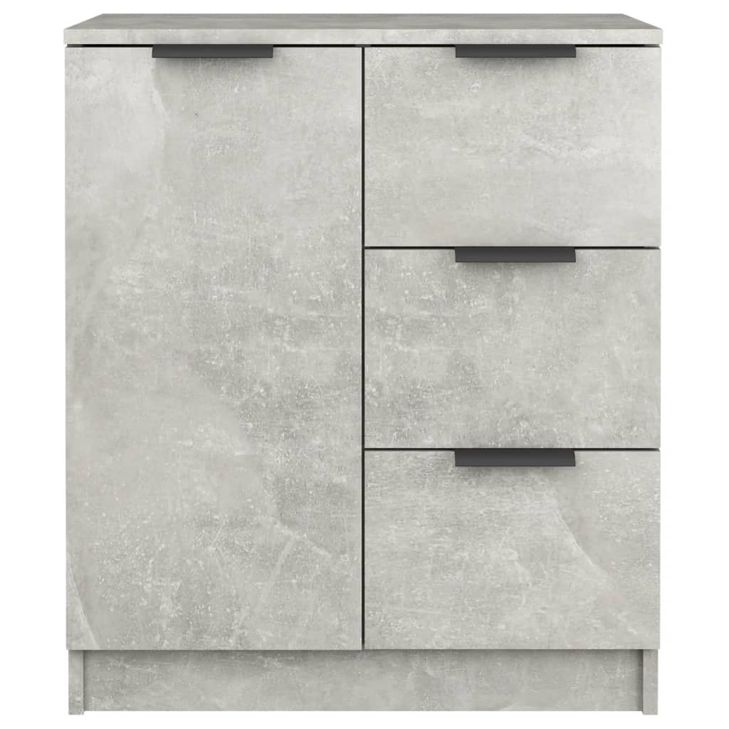 vidaXL Szafka, szarość betonu, 60x30x70 cm, materiał drewnopochodny