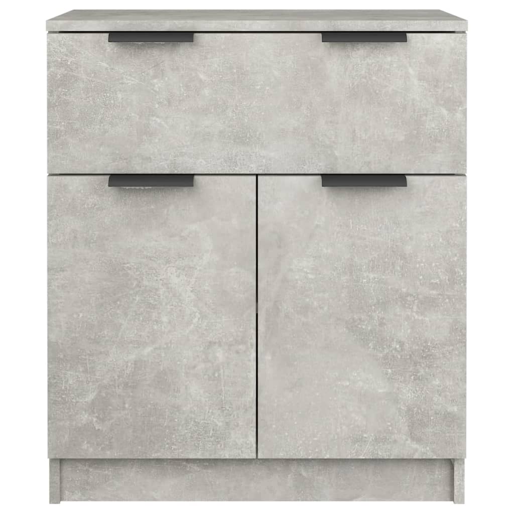 vidaXL Szafka, szarość betonu, 60x30x70 cm, materiał drewnopochodny