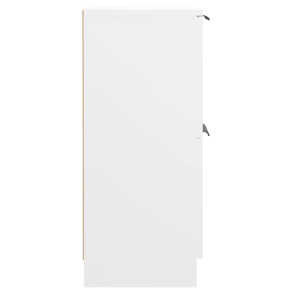 vidaXL Szafka, biała, 60x30x70 cm, materiał drewnopochodny