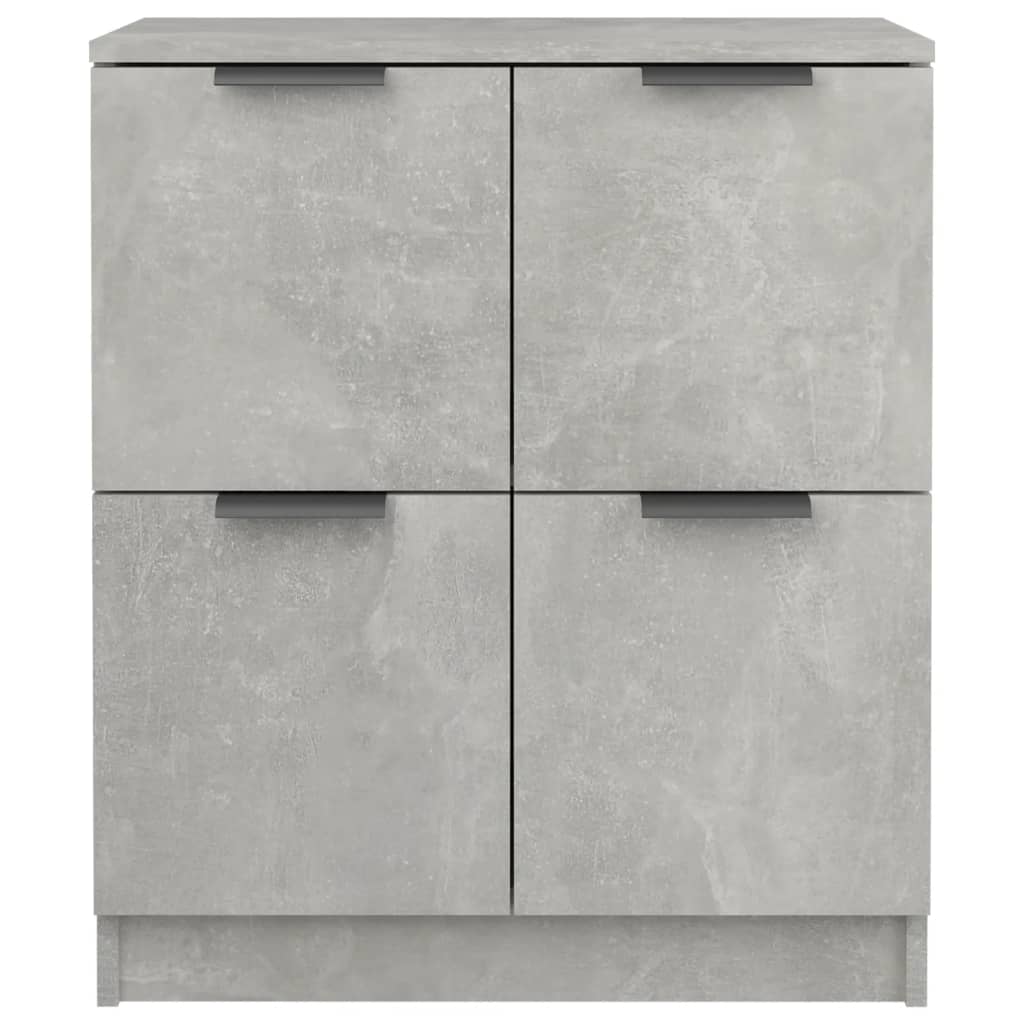 vidaXL Szafka, szarość betonu, 60x30x70 cm, materiał drewnopochodny