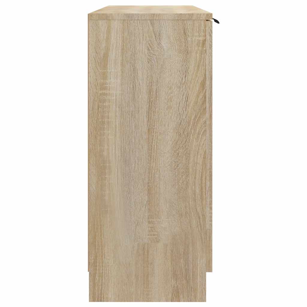 vidaXL Szafka, dąb sonoma, 90,5x30x70 cm, materiał drewnopochodny