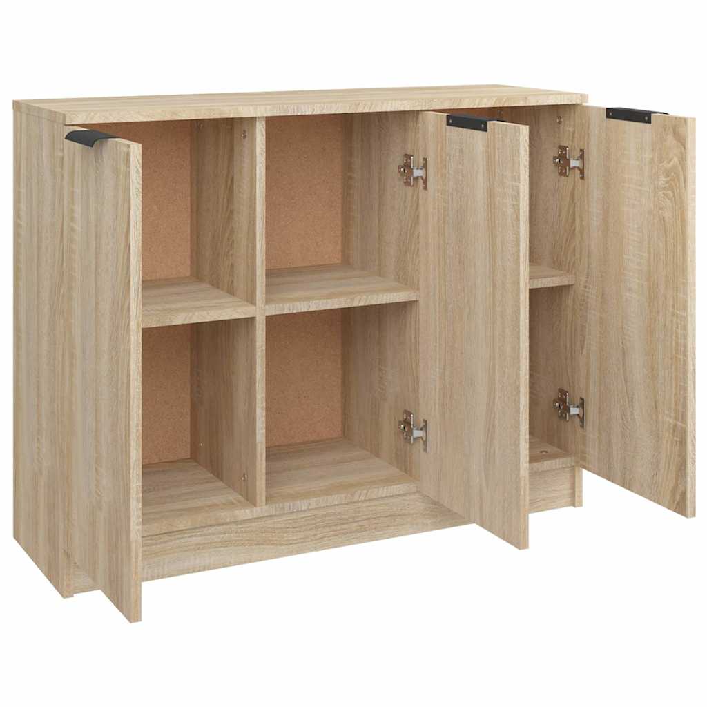 vidaXL Szafka, dąb sonoma, 90,5x30x70 cm, materiał drewnopochodny