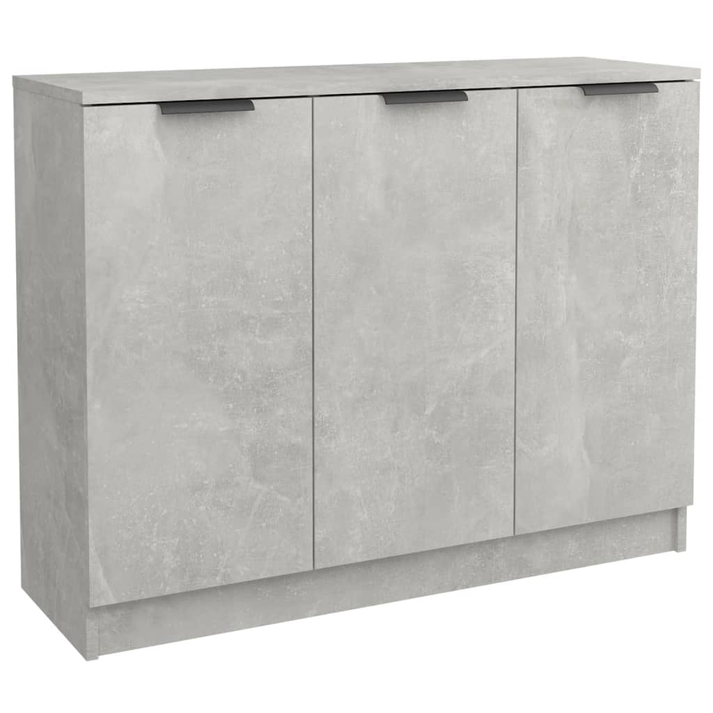 vidaXL Szafka, szarość betonu, 90,5x30x70 cm, materiał drewnopochodny