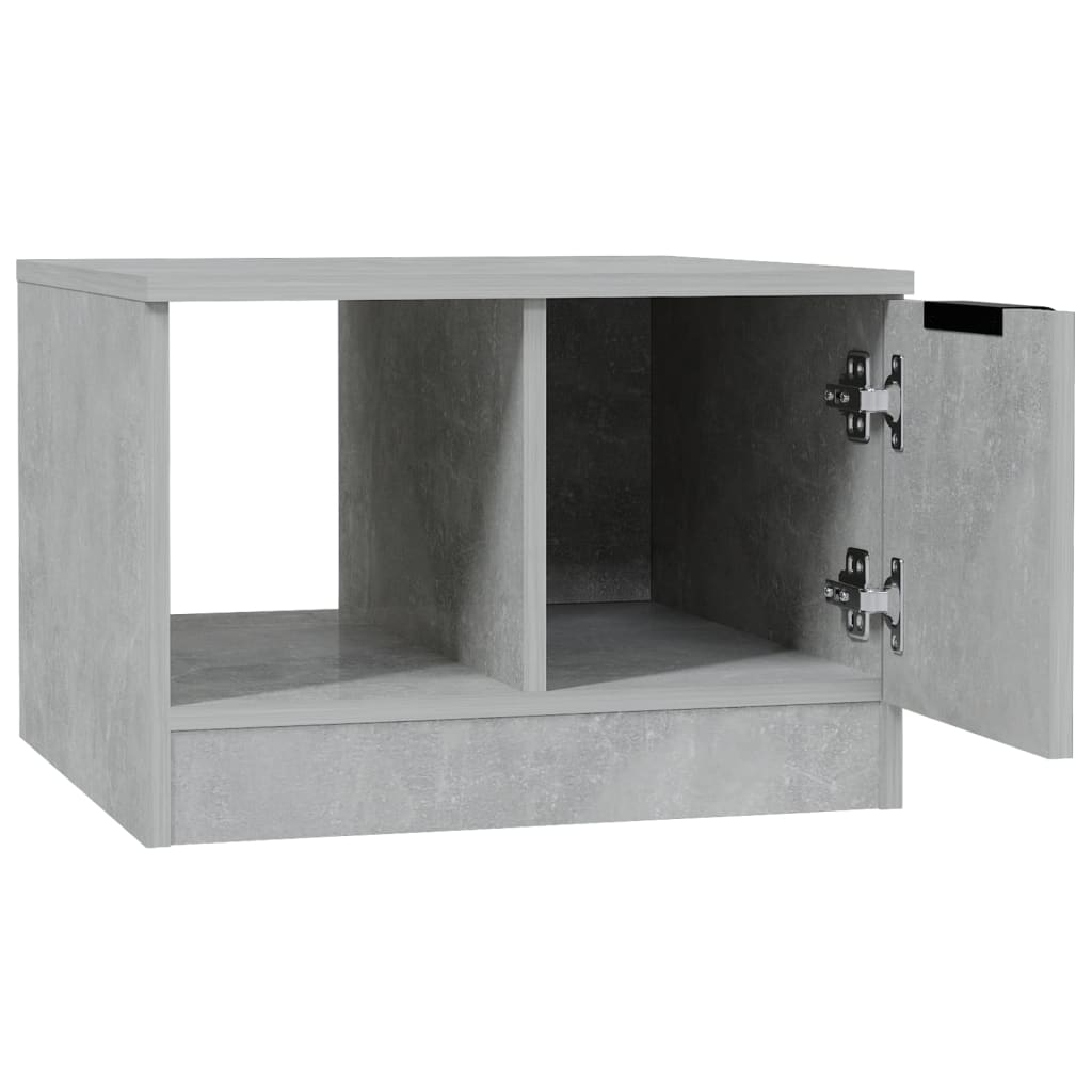 vidaXL Stolik kawowy, betonowy, 50x50x36 cm, materiał drewnopochodny