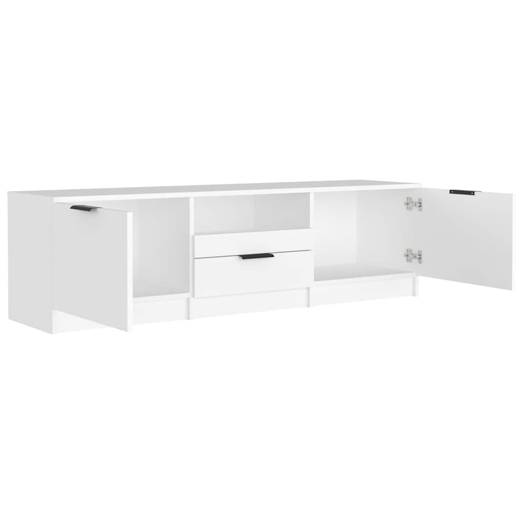 vidaXL Szafka RTV Biała 140x35x40 cm Drewno inżynieryjne