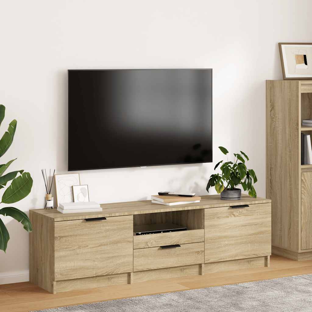 vidaXL Szafka RTV Sonoma Oak 140x35x40 cm Drewno konstrukcyjne