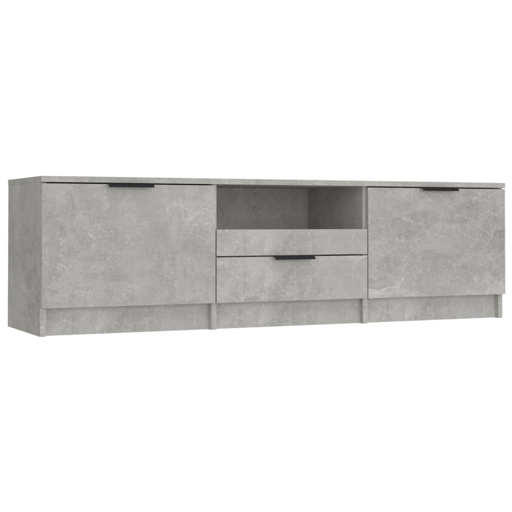 vidaXL Szafka pod telewizor, szarość betonu, 140x35x40 cm