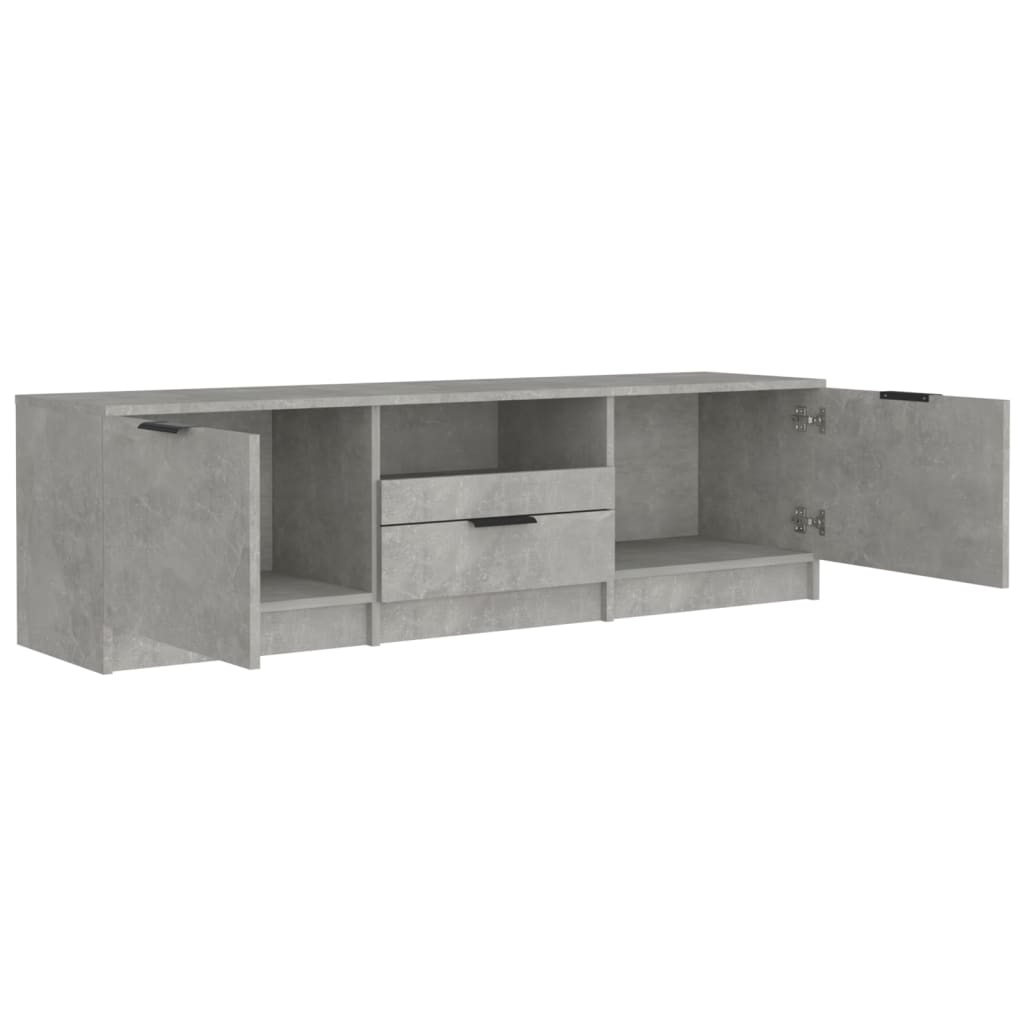vidaXL Szafka pod telewizor, szarość betonu, 140x35x40 cm
