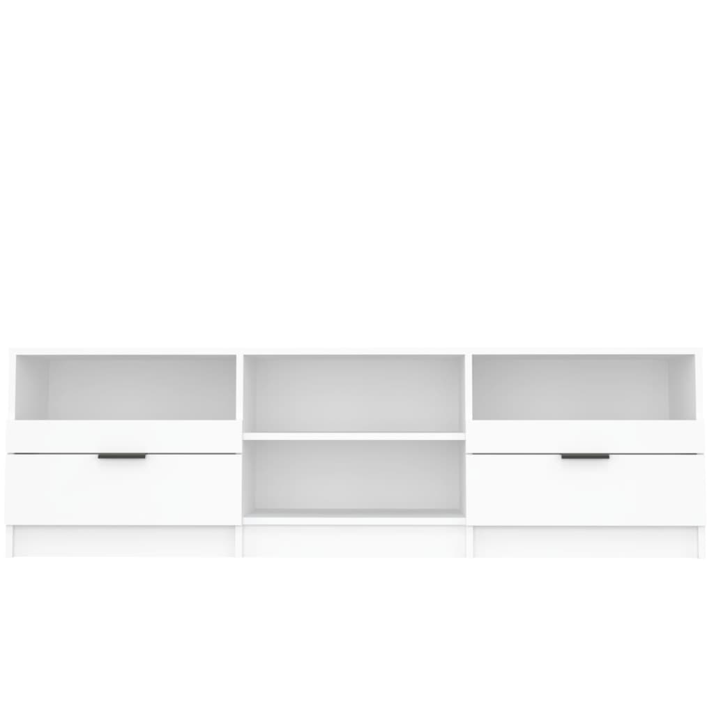 vidaXL Szafka pod TV, biała, 150x33,5x45 cm, materiał drewnopochodny