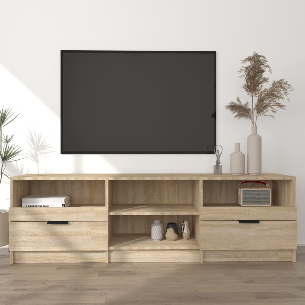 vidaXL Szafka pod telewizor, dąb sonoma, 150x33,5x45 cm