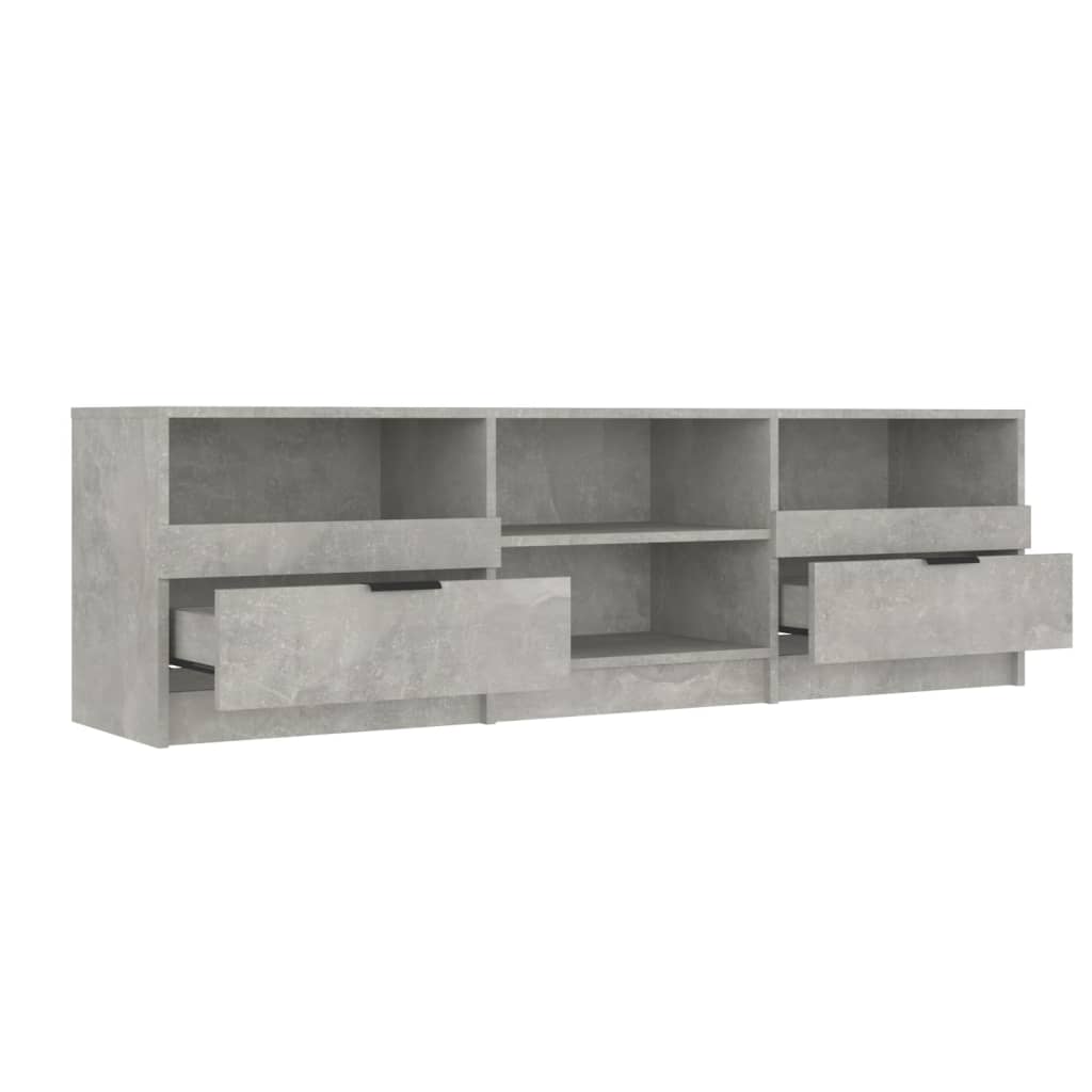 vidaXL Szafka pod telewizor, szarość betonu, 150x33,5x45 cm