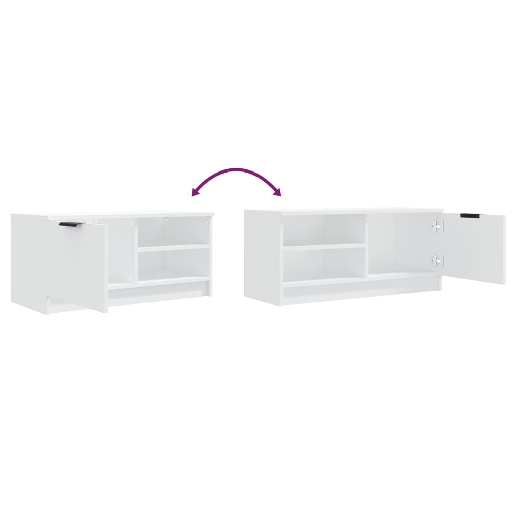 vidaXL Szafki pod TV, 2 szt., białe, 80x35x36,5 cm