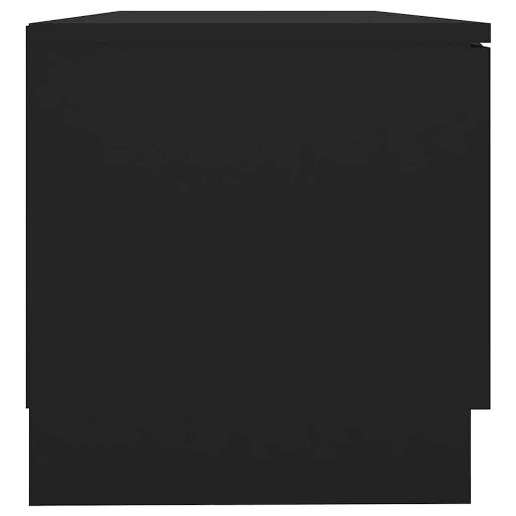 vidaXL Szafki pod TV, 2 szt., czarne, 80x35x36,5 cm
