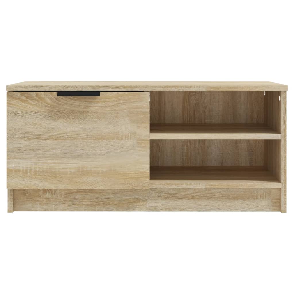 vidaXL Szafka pod TV, dąb sonoma, 80x35x36,5 cm